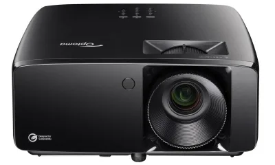 Videoproiector Optoma HZ147X, DLP laser FHD 1920*1080, 4.000 lumeni, contrast dinamic 2.500.000:1, 16:9/ 4:3/ 16:10, 30.000 ore, distanta maxima de proiectie 9.8 m, dimensiune maxima imagine 7.62 m/ 300", 2x HDMI 2.0, VGA, USB-A power 1.5A, RS232, RJ45,