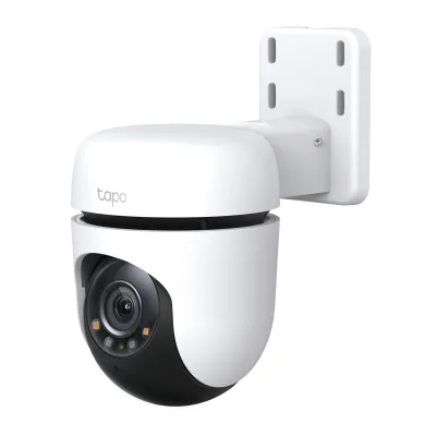 CAMERA IP Exterior TP-LINK, 2K QHD 2560x1440, rotatie pana la 360 grade, IP66, dist. IR 30 m, tip lentila fixa 4 mm, 4 Mpx, wireless, mic, plastic, slot SD card, "Tapo C510W" (timbru verde 0.8 lei)