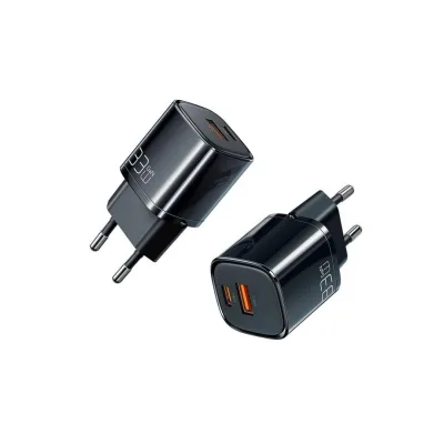 Incarcator Retea Mcdodo Nano Series, USB C/ 2 x USB C, Negru
