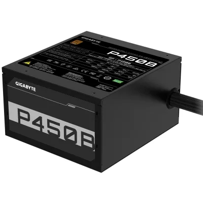 SURSA GIGABYTE , 450 W, ATX 12V V2.31, fan 120 mm x 1, 80 Plus Bronze, "GP-P450B" (timbru verde 2 lei)
