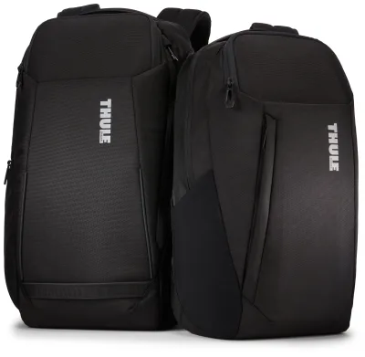 RUCSAC THULE Accent , pt. notebook de max. 14 inch, 20 l, 1 compartiment, buzunar frontal x 2 | buzunar lateral x 2, waterproof, poliester, negru, "TACBP2115" / 3205380