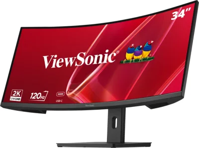 Monitor ViewSonic 34" VA3420C-2, Diagonal (inch): 34, Diagonal (cm): 86, Aspect ratio: 21:9, Panel: VA, Resolution: 3440x1440, Refresh Rate: 120Hz, Response time GtG: 3.5ms, Brightness (max): 300 cd/m², Contrast (static) : 3000:1, Contrast (dynamic):