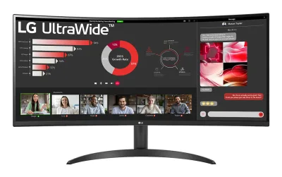 UltraWide 34WR50QK-B Curbat 34 inch UWQHD VA 5 ms 100 Hz HDR "34WR50QK-B" (timbru verde 7 lei)
