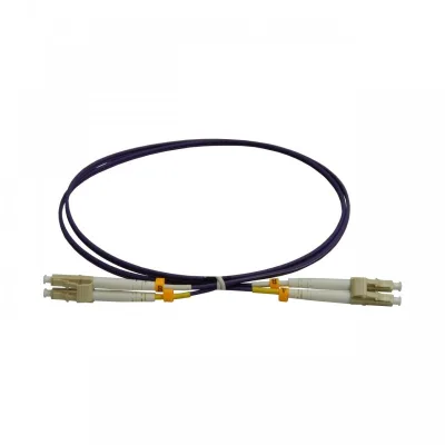 Patchcord FO LC/PC-LC/PC, MM OM4 50/125, manta LSZH 2.0mm, duplex 20m, "LC-LC-MM4/DX-20" (timbru verde 0.8 lei)