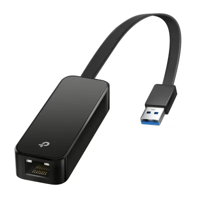 ADAPTOR RETEA TP-LINK de la 1 port USB3.0 la 1 port Gigabit, black "UE306" (timbru verde 0.18 lei)