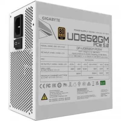 Sursa GIGABYTE UD850GM PG5W, 80+ Gold, 850W