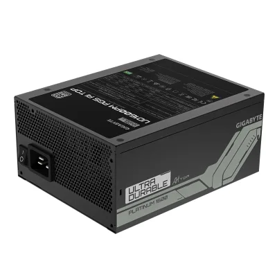 Sursa GIGABYTE UD1600PM PG5 AI TOP, 1600W, 80+ Platinum, Full Modulara, Negru "UD1600PM PG5 AI TOP" (timbru verde 2 lei)