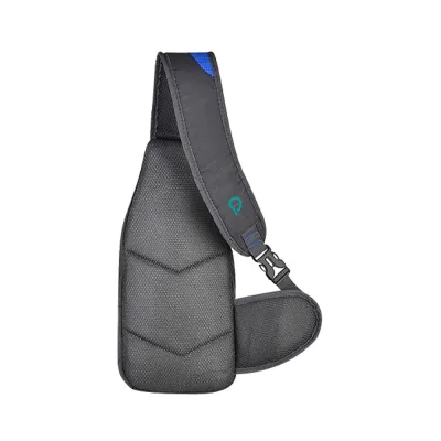 RUCSAC SPACER Sling, nylon,1 bretea, 2 compartimente principale,1 buzunar frontal,1 buzunar lateral, 35x18x7cm, water resistant, blue, "SPB-SLING-BLUE"