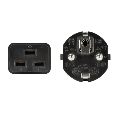 CABLU alimentare LOGILINK   1m, intrare Schuko, iesire C19, 16A, testat VDE, 3x1mm, black, "CP151" (timbru verde 0.08 lei)