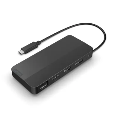 Lenovo USB-C Dual Display Travel Dock (with power adapter) "40B90100EU" (timbru verde 0.18 lei)