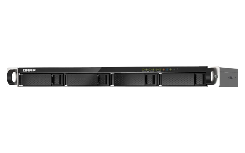 NAS QNAP 435XeU 4-Bay, CPU Marvell 64-bit Octeon TX2 CN9130 / CN9131 quad-core 2.2 GHz, RAM 4GB DDR4 SODIMM (1 slot, max. 32GB), HDD 4 x 2.5"/3.5" SATA 6Gbps + 2 x M.2 2280 NVMe PCIe Gen3 SSD slots (neincluse), LAN: 2 x 2.5GbE 2 x 10GbE SFP+, USB3.2 Gen1:
