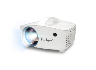 Videoproiector Fire Legend QF13s, LED 30.000 ore, 8.000 lumeni/ 350 ANSI standard, 1080p (1,920 x 1,080), Maximum: 4K2K (3,840 x 2,160), 16:9/ 4:3, 1.000:1, 1.37 (75"@1.7m), boxa 5W, HDMI, USB type A, AV (Composite + Audio R/L), DC Out (5V/1A, USB Type