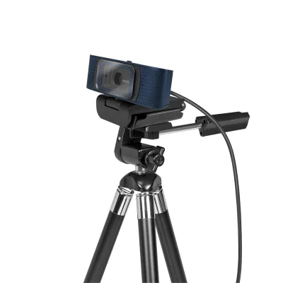 CAMERA WEB LOGILINK senzor.1080p Full-HD cu rezolutie video 1920x1080; unghi vizualizare  80grade, pivotare 90grade, rotatie 180grade,mic dual, autofocus,cablu 1.6m, "UA0379" (timbru verde 0.18 lei)