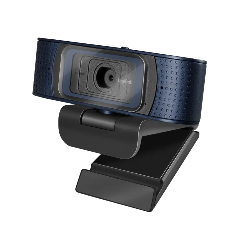 CAMERA WEB LOGILINK senzor.1080p Full-HD cu rezolutie video 1920x1080; unghi vizualizare  80grade, pivotare 90grade, rotatie 180grade,mic dual, autofocus,cablu 1.6m, "UA0379" (timbru verde 0.18 lei)