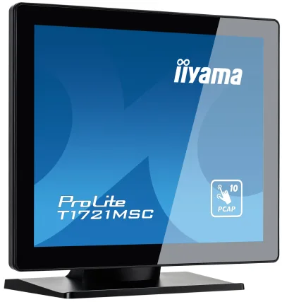 Monitor LED Touchscreen Iiyama ProLite T1721MSC-B2, 17inch, 1280x1024, 5ms, Black "T1721MSC-B2" (timbru verde 7 lei)