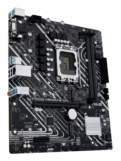 PLACA de BAZA Asus "PRIME H610M-E D4-CSM", skt LGA 1700, mATX, Intel H610, 2 x DDR4, max. 64 GB, 4 x SATA, 2 x M.2, 7.1, "PRIME H610M-E D4-CSM"