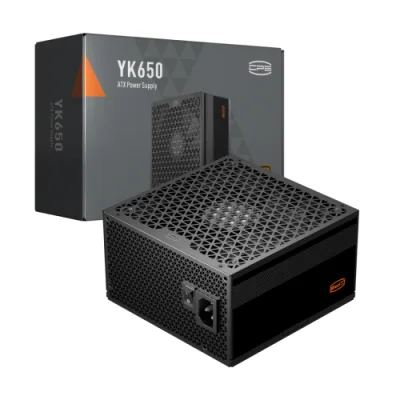 SURSA PCCooler "YK650", 650W,  certificare 80 Plus Bronze, non-modular,  fan 135mm, negru, "YK650" (timbru verde 2 lei)