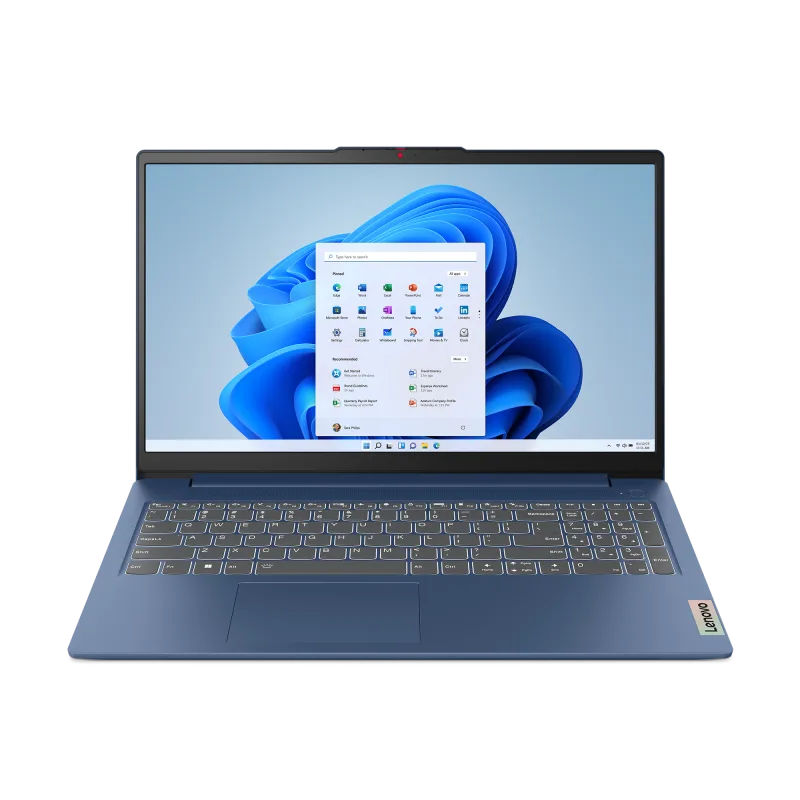 Laptop Consumer Lenovo IdeaPad Slim 3 15AMN8, cu procesor AMD Ryzen 5 40, 15.6'' TN, 8 GB LPDDR5, 512 GB, AMD Radeon 610M, Fara OS, 3 ani Garantie