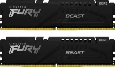 Memorie RAM Kingston FURY Beast, 16GB DDR5, 6000MHz, CL30