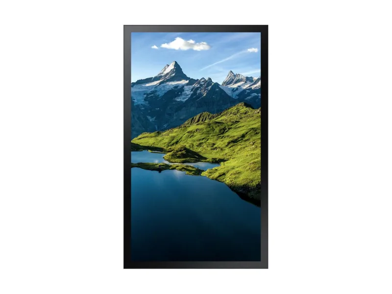 Monitor signage SAMSUNG OH75A HighBrightness OUTDOOR, 75", 3500nit, 24/7, UHD, 14ms, contrast static 1200:1, mătuire 1%, Tizen 5.0, MagicINFO S7, stocare 8GB. Polarized Sun Glasses Viewable in any direction, HD Base T for Long Distance Installalling, Lamp