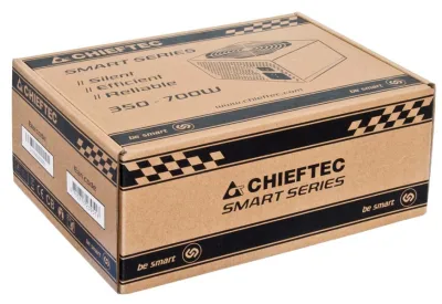 SURSA Chieftec Smart 400 W, non-modulara, ventilator 120 mm x 1, PCI-E 6+2 pin x 6, SATA x 12, "GPS-400A8" (timbru verde 2 lei)