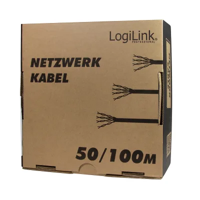 ROLA CABLU  UTP LOGILINK, Cat5e, 305m, Cupru-Aluminiu, Litat, AWG26, "CPV0015"