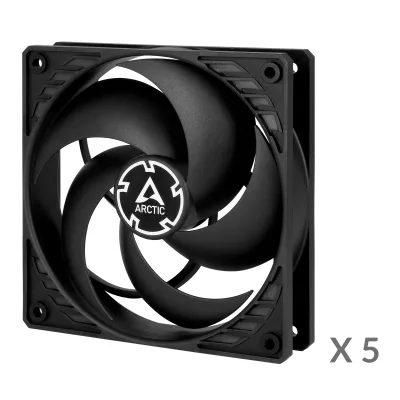 VENTILATOR ARCTIC PC, P12 (Black) - 5 Pack,"ACFAN00135A"