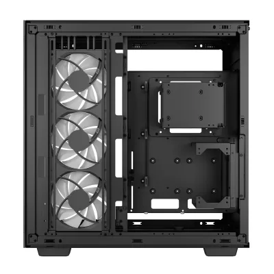 CARCASA DeepCool "CH780", Tower, ATX, fara sursa, 1xfan, USB 3.2 gen 1 x 4, USB Type-C x 1, audio, PSU shroud,9 sloturi expansiune,iluminare ARGB, negru "R-CH780-BKADE41-G-1" (timbru verde 0.08lei)
