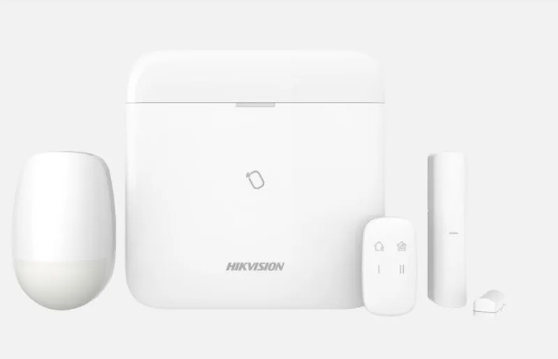Kit de alarma wireless AX PRO Middle Level DS-PWA96-Kit-WE,  Wireless Control Panel Kit, 868MHz two-way wireless; Dual Wireless Technology: Tri-X & CAM-X; Long RF transmission range; Up to 96 Wireless Zones/Outputs, 8 Wireless Ta Readers/Keypads, 6