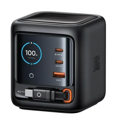 Set Incarcator Mcdodo FreeGo, USB C/ 2 x USB C, 1m, Negru