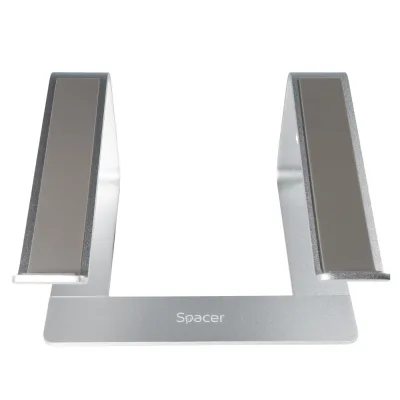 Stand Notebook Spacer 15.6", aluminiu, demontabil, inalta laptopul la 150mm, "SPNS-FIXED"