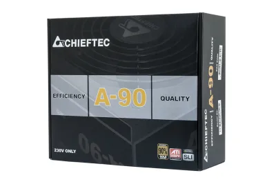 SURSA Chieftec A-90 650 W, semi-modulara, certificare 80 Plus Gold - compatibila, ventilator 120mm, PCI-E 6+2 pin x 2, SATA x 6, "GDP-650C" (timbru verde 2 lei)