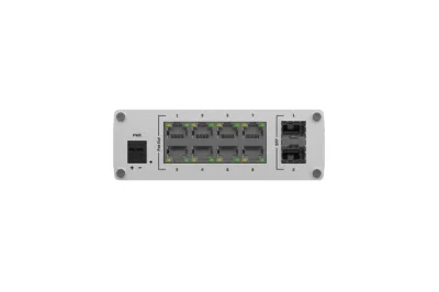 TELTONIKA INDUSTRIAL 8Port Unmanaged POE TSW200, Interfata: 8 x ETH ports, 10/100/1000 Mbps, supports auto MDI/MDIX crossover, 2 x SFP ports, Standarde wireless: 802.3i, 802.3u, 802.3ab, 802.3x, 802.3az, 802.3ad, Porturi POE: 1-8, Buget POE: 240W,