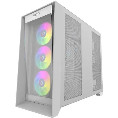 Carcasa AQIRYS XO-1, RGB, Mid Tower, White