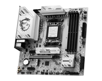 Placa de baza MSI B850M GAMING PLUS WIFI6E, AM5, DDR5, BT, mATX, Alb 911-7E81-002 "B850M GAMING PLUS WIFI6E"
