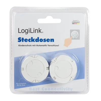 CAPAC protectie priza LOGILINK, protectie copii, set 10buc, alb, "EC3002" (timbru verde 0.18 lei)