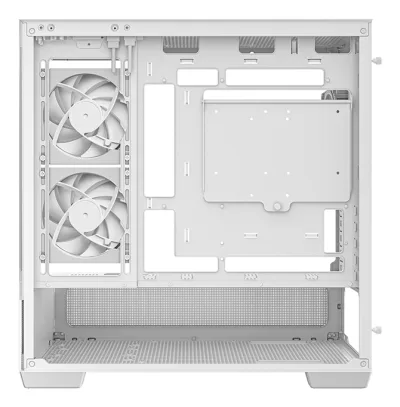CARCASA DeepCool "CG380 Wh", middle tower, gaming, fara sursa, suporta 9xfan, 3xfan inclus, PSU shroud, USB Type-C x 2, USB 3.2 gen 1 x 2, audio+mic, 5 sloturi expansiune, alb, "R-CG380-WHAGM3-G" (timbru verde 0.24lei)