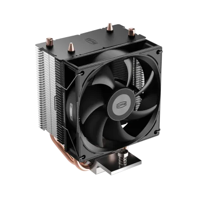 COOLER PCCooler skt. Intel si AMD, racire cu aer, vent. 92mm, 2200 rpm, 2 heatpipes, inaltime 130mm, ,"R200"  (timbru verde 0.8 lei)