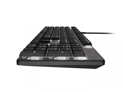 Tastatura cu fir mecanica Natec AMBERJACK, iluminare, numar butoane 104, lungime cablu 160cm, gri/negru