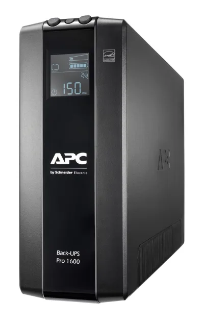 UPS APC "Pro BR", Line int., Tower, 960 W, AVR, IEC x 8, display LCD, back-up 11 - 20 min. "BR1600MI" (timbru verde 40 lei)