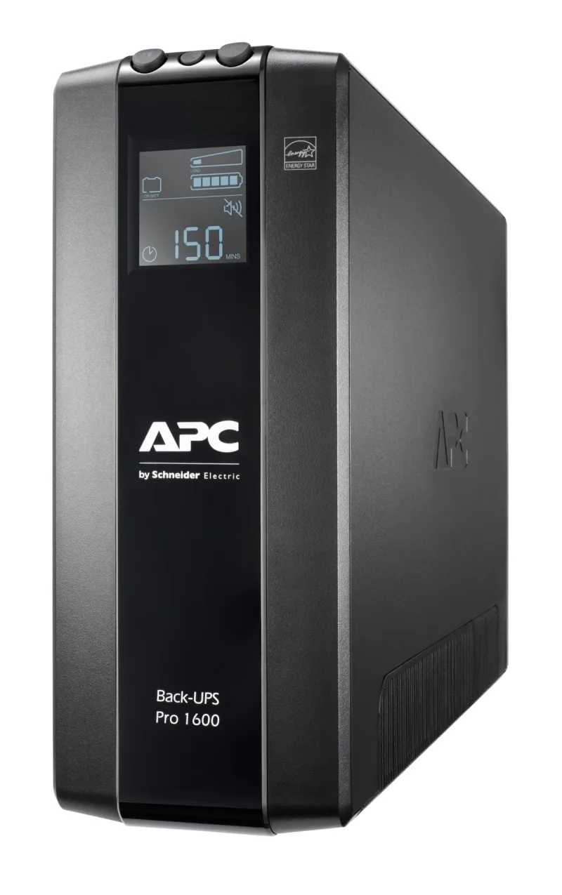 UPS APC "Pro BR", Line int., Tower, 960 W, AVR, IEC x 8, display LCD, back-up 11 - 20 min. "BR1600MI" (timbru verde 40 lei)
