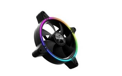 Ventilator Zalman "RFD120A", 120mm, 1500 RPM, hydraulic bearing, 34.34 cfm, 3-pin adresabil, negru, "ZM-RFD120A" (timbru verde 0.18lei)