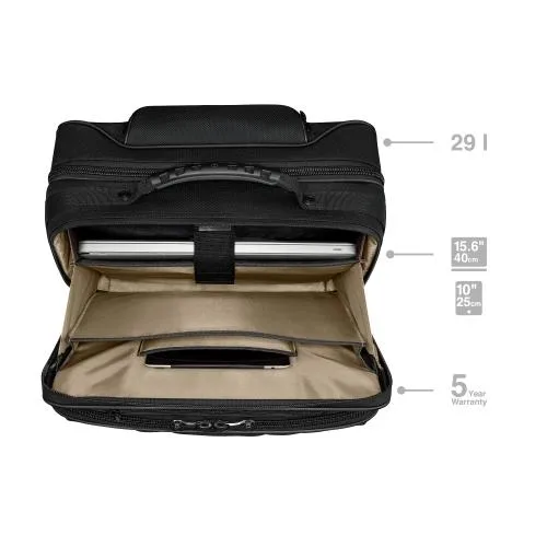 Wenger, Legacy Black Series, 15.6" Wheeled Laptop Case w Tablet Pocket, Black "653631"