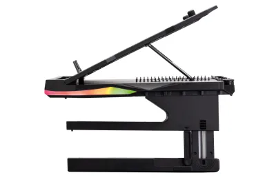 STAND NOTEBOOK VERBATIM PORTUS X2 RGB 17" NEGRU "48843"