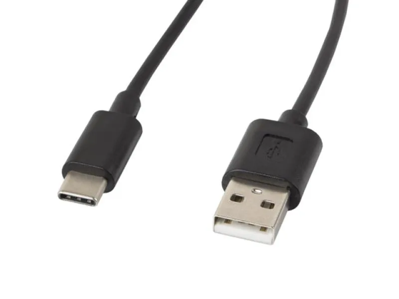 Cablu USB-C(M)  USB-A(M) 2.0 1,8 m negru