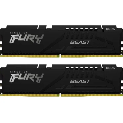 Memorie RAM Kingston FURY Beast, 32 GB DDR5, 6000 MHz, CL30