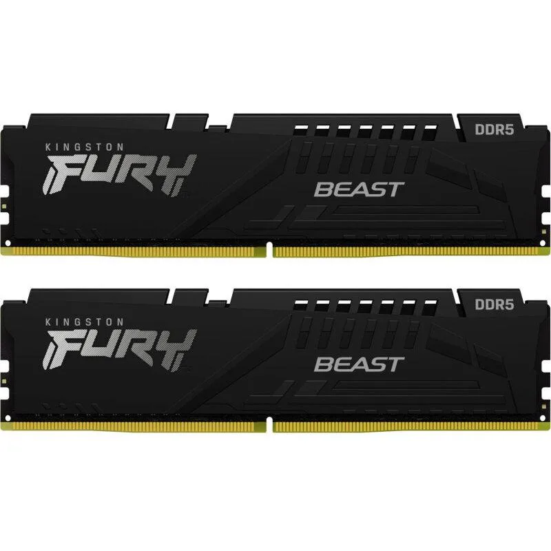 Memorie RAM Kingston FURY Beast, 32 GB DDR5, 6000 MHz, CL30