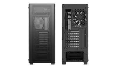 CARCASA DEEPCOOL MATREXX 50 ADD-RGB 4F, Middle Tower E-ATX, fara sursa, sticla securizata, 4xfan, USB 2.0x2, USB 3.0x1, Jack 3.5mmx2, mesh, add RGB "DP-ATX-MATREXX50-AR-4F-NE" (timbru verde 0.32 lei)