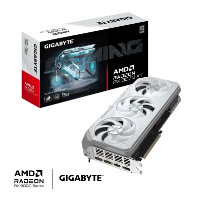 MB GB GEFORCE RADEON RX 9070XT GM OC ICE "GV-R907XGAMINGOCICE-16GD"