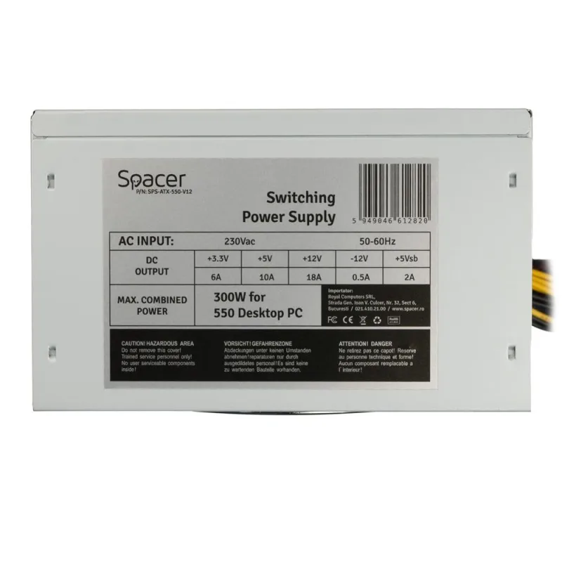 Sursa Spacer SPS-ATX-550-V12, 300W